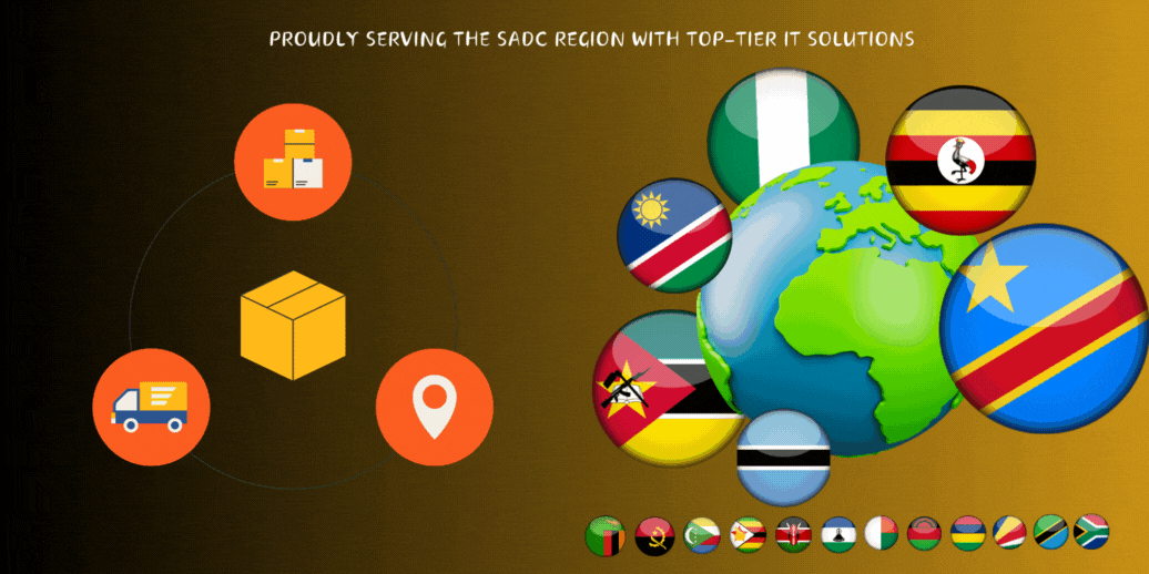 SADC region map